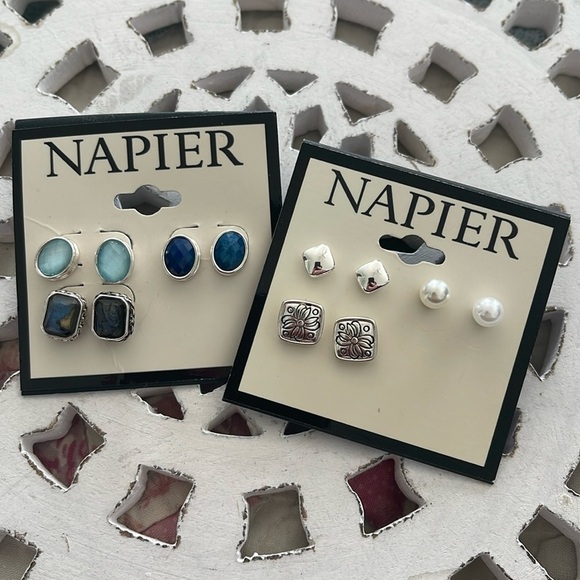 🌿 NAPIER Earring Bundle, NWT - Picture 1 of 4